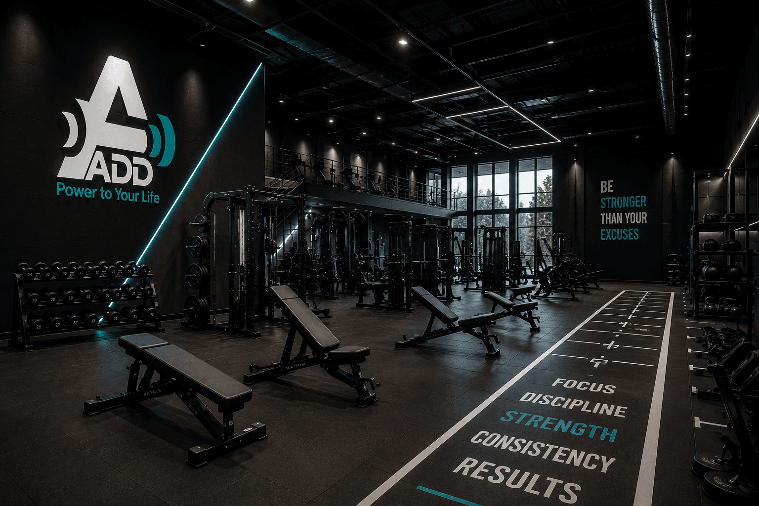 ADD GYM training area